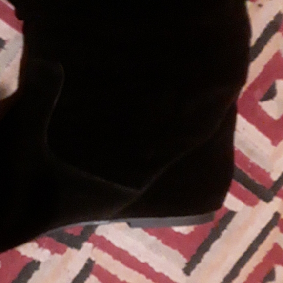 🥾Gabriella Rocha Cuffed WIDE CALF Black Suede - Picture 3 of 16